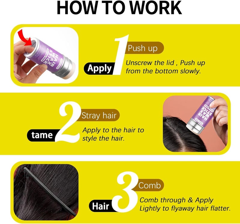 SWEET VIEW Hair Wax Stick & Brush Set - Image 5
